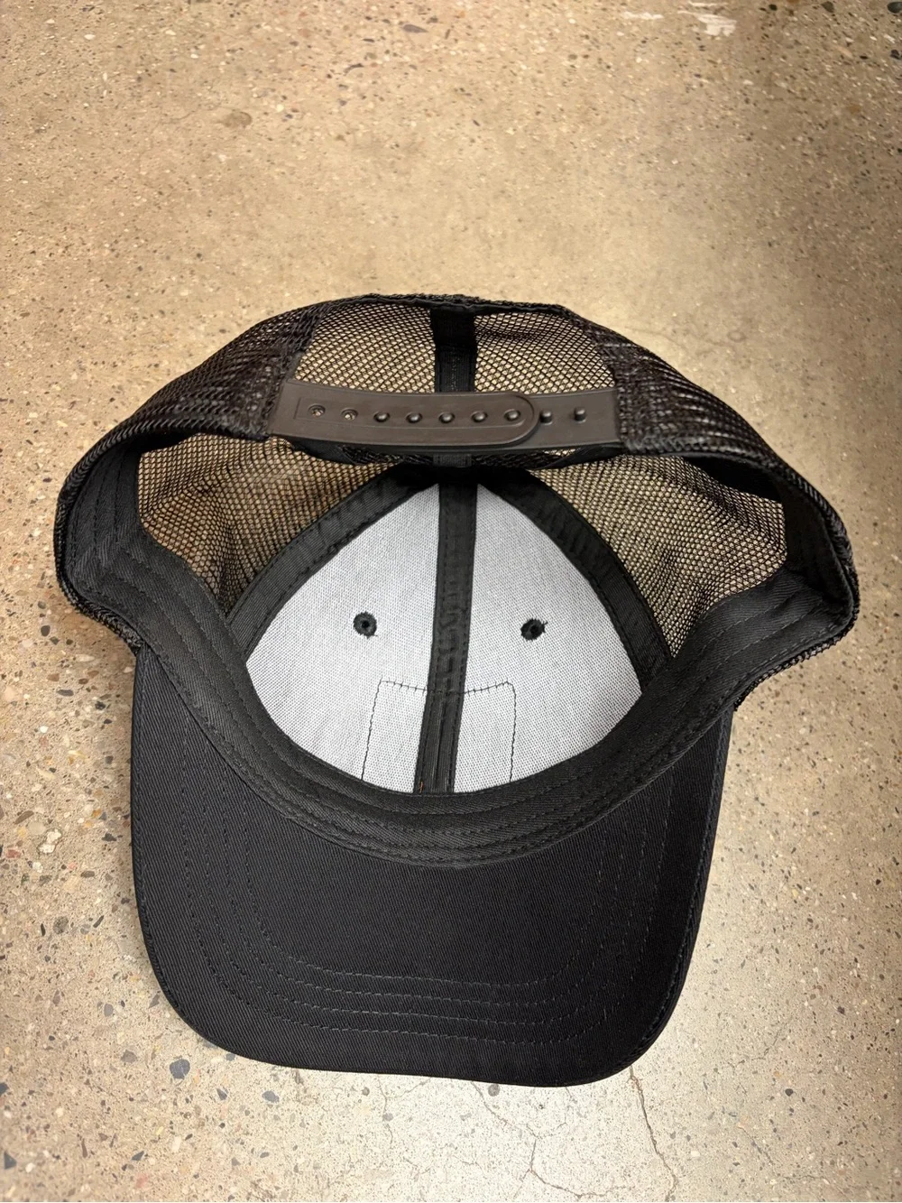 Best Dog Dad Trucker Hat - Navy with Tan Patch
